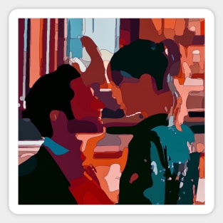 Romantic Couple Sticker